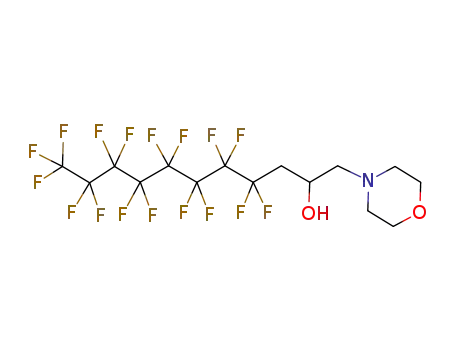1-Morpholino-4,4,5,5,6,6,7,7,8,8,9,9,10,10,11,11,11-heptadecafluoro-2-undecanol