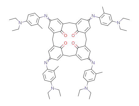 5,11,17,23-tetrakis([4'-(diethylamino)-2'-methylphenyl]imino)pentacyclo[19.3.1.13,7.19,13.115,19]-octacosa-1(24),3,6,9,12,15,18,21-octaene-25,26,27,28-tetraone