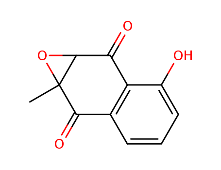 Naphth[2,3-b]oxirene-2,7-dione, 1a,7a-dihydro-6-hydroxy-1a-methyl-