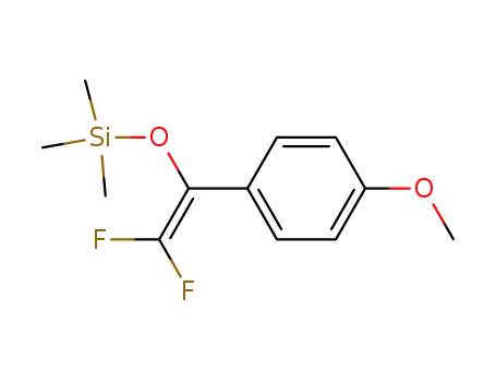 [2,2-Difluoro-1-(4-methoxy-phenyl)-vinyloxy]-trimethyl-silane