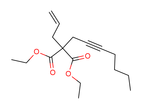 Propanedioic acid, 2-heptynyl-2-propenyl-, diethyl ester