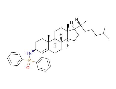N-(diphenylphosphinyl)-4-cholesten-3β-amine