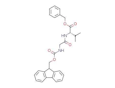 Molecular Structure of 221174-14-7 (L-Valine, N-[(9H-fluoren-9-ylmethoxy)carbonyl]glycyl-, phenylmethyl
ester)