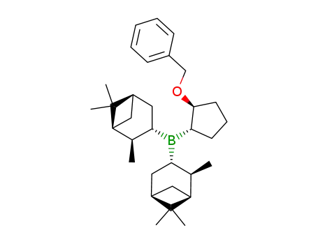 ((1S,2S)-2-Benzyloxy-cyclopentyl)-bis-((1S,2R,3S,5S)-2,6,6-trimethyl-bicyclo[3.1.1]hept-3-yl)-borane