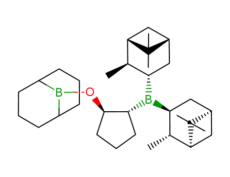 9-{(1R,2R)-2-[Bis-((1S,2R,3S,5S)-2,6,6-trimethyl-bicyclo[3.1.1]hept-3-yl)-boranyl]-cyclopentyloxy}-9-bora-bicyclo[3.3.1]nonane