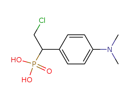2-chloro-1-(4-dimethylaminophenyl)ethylphosphonic acid