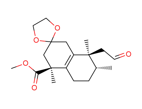 methyl 2-ethylenedioxy-12-oxo-13,14,15,16-tetranor-ent-halim-5(10)-en-18-oate