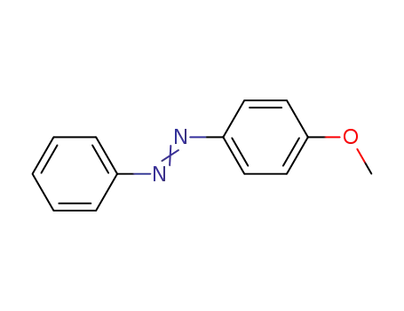Molecular Structure of 2396-60-3 (4-METHOXYAZOBENZENE)
