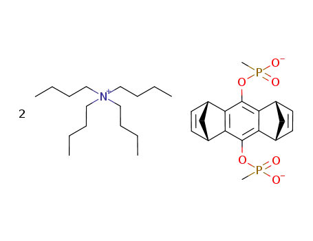 bis(tetra-n-butylammonium) 1,4,5,8-tetrahydro-1,4:5,8-dimethanoanthracene-9,10-bismethylphosphonate