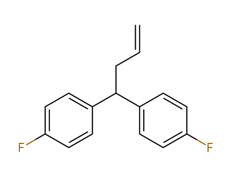 Molecular Structure of 61668-03-9 (Benzene, 1,1'-(3-butenylidene)bis[4-fluoro-)