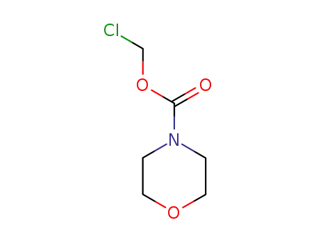 Molecular Structure of 93765-68-5 (4-Morpholinecarboxylic acid, chloromethyl ester)