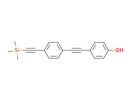 4-((4-((Trimethylsilyl)ethynyl)-phenyl)ethynyl)phenol