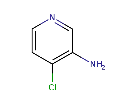 Molecular Structure of 20511-15-3 (3-Amino-4-chloropyridine)