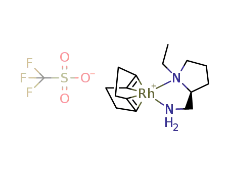 [Rh(cod)((S)-2-aminomethyl-1-ethylpyrrolidine)]CF3SO3