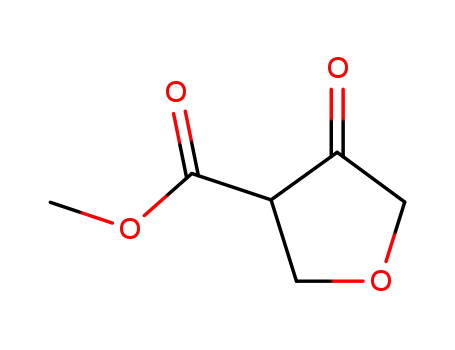 Molecular Structure of 57595-23-0 (Methyl 4-oxotetrahydrofuran-3-carboxylate)