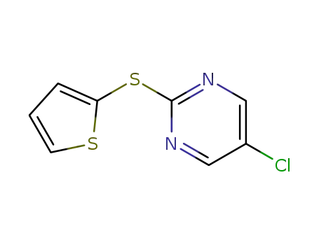 2-(thien-2-yl)thio-5-chloropyrimidine