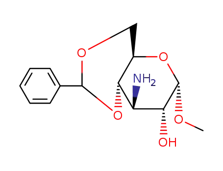 Methyl 3-amino-4-O,6-O-benzylidene-3-deoxy-α-D-glucopyranoside