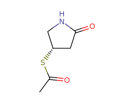 (4S)-4-acetylthio-2-pyrrolidone