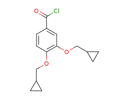 3,4-bis(cyclopropylmethoxy)benzoyl chloride