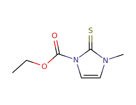 Molecular Structure of 22232-54-8 (Carbimazole)