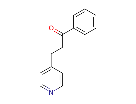 Molecular Structure of 36939-02-3 (1-phenyl-3-(pyridin-4-yl)propan-1-one)