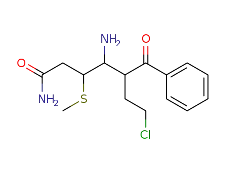 2-Amino-3-benzoyl-5-chloro-α-(methylthio)pentylacetamide
