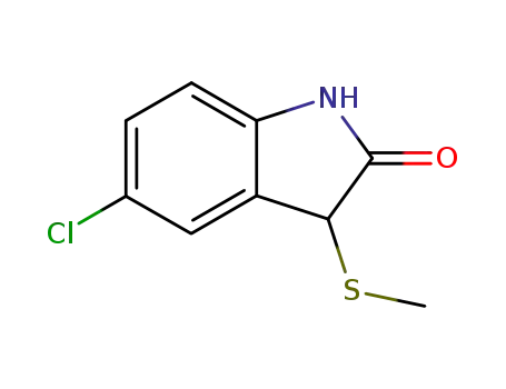5-chloro-3-(methylthio)indolin-2-one