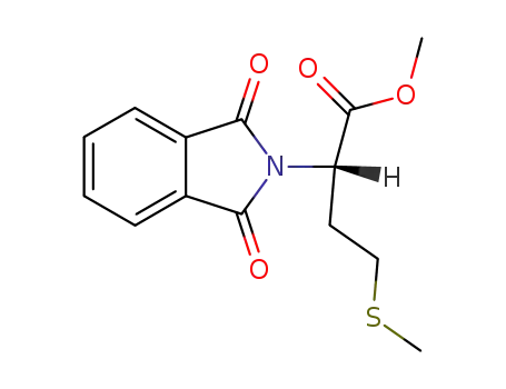 Molecular Structure of 39739-05-4 (Methyl-(S)-2-phtalimido-4-methylthiobutanoate)
