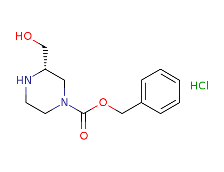 (S)-Benzyl 3-(hydroxymethyl)piperazine-1-carboxylate hydrochloride