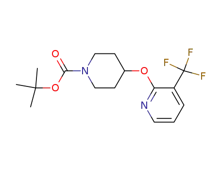 Tert-Butyl 4-{[3-(trifluoromethyl)-2-pyridyl]oxy)-1-piperidinecarboxylate