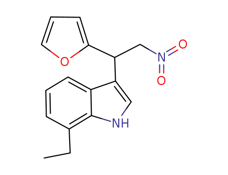 7-ethyl-3-(1-(furan-2-yl)-2-nitroethyl)-1H-indole