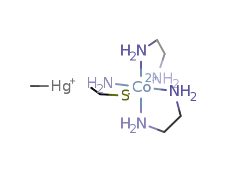 Co(NH2CH2CH2NH2)2(SCH2CH2NH2)(2+)*CH3Hg(1+)=Co(NH2CH2CH2NH2)2(SCH2CH2NH2)(CH3Hg)(3+)