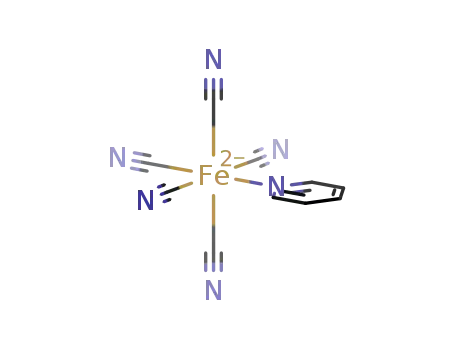 pentacyano pyridine ferrate(III) anion
