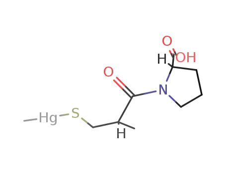 trans-methylmercury(II)-captopril
