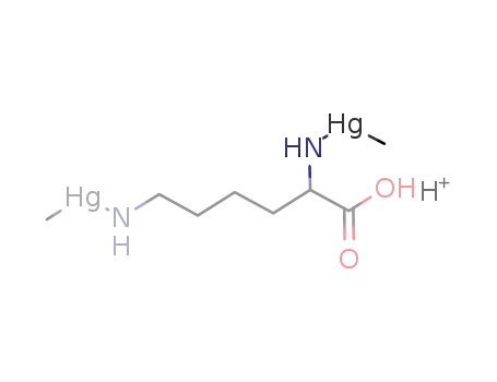 CH3HgNH2(CH2)4CHNH2(COO)HgCH3(1+)