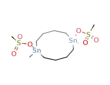 Molecular Structure of 143255-14-5 (1,6-Distannecane, 1,6-dimethyl-1,6-bis[(methylsulfonyl)oxy]-)