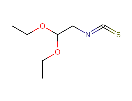 Molecular Structure of 13733-17-0 (Ethane, 1,1-diethoxy-2-isothiocyanato-)