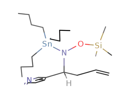 N-tributyltin-N-trimethylsilyloxy-1-(3-pyridinyl)but-3-en-1-amine