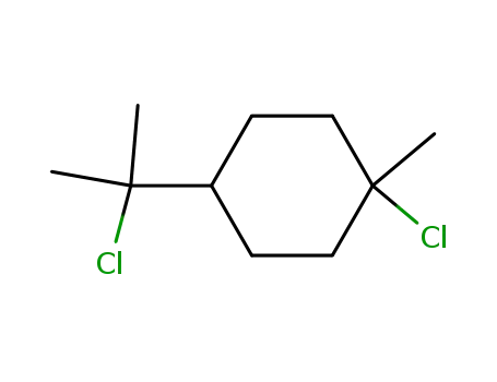 Molecular Structure of 4497-96-5 (1-chloro-4-(2-chloropropan-2-yl)-1-methylcyclohexane)