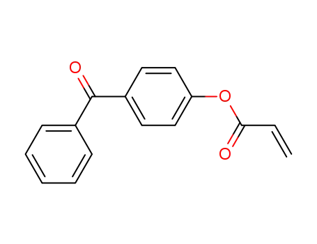 Molecular Structure of 22535-49-5 (2-Propenoic acid,4-benzoylphenyl ester)
