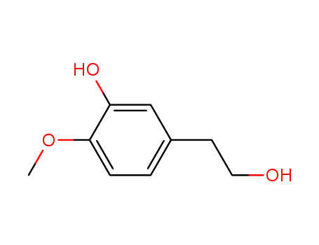Molecular Structure of 50602-41-0 (3-hydroxy-4-methoxybenzeneethanol)