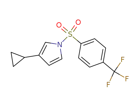 3-cyclopropyl-1-(4-(trifluoromethyl)phenylsulfonyl)-1H-pyrrole