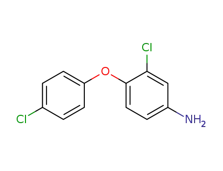 Molecular Structure of 24900-79-6 (3-CHLORO-4-(4-CHLOROPHENOXY)ANILINE)