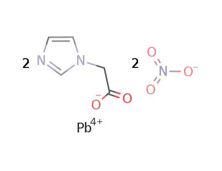 bis(2-(1H-imidazol-1-yl)acetate)bis(nitrato)lead(IV)
