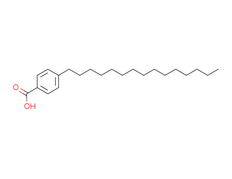 Molecular Structure of 62443-08-7 (Benzoic acid, 4-pentadecyl-)