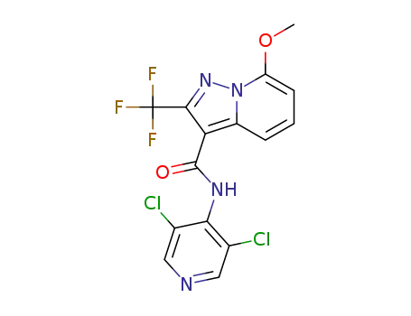N-(3,5-dichloropyridin-4-yl)-7-methoxy-2-(trifluoromethyl)pyrazolo[1,5-a]pyridine-3-carboxamide