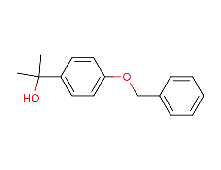 Molecular Structure of 94571-13-8 (2-(4-(benzyloxy)phenyl)propan-2-ol)