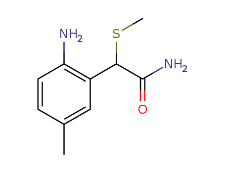 2-(2-amino-5-methylphenyl)-2-(methylthio)acetamide