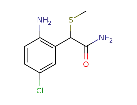 2-(2-amino-5-chlorophenyl)-2-(methylthio)acetamide