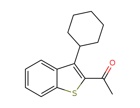 2-acetyl-3-cyclohexylbenzothiophene
